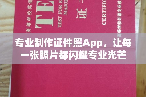 虞城专业制作证件照App，让每一张照片都闪耀专业光芒