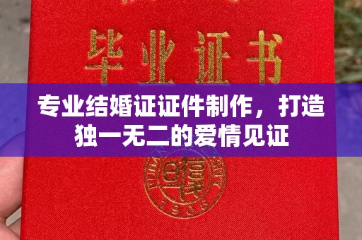 虞城专业结婚证证件制作，打造独一无二的爱情见证
