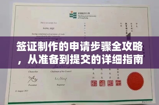 虞城签证制作的申请步骤全攻略，从准备到提交的详细指南